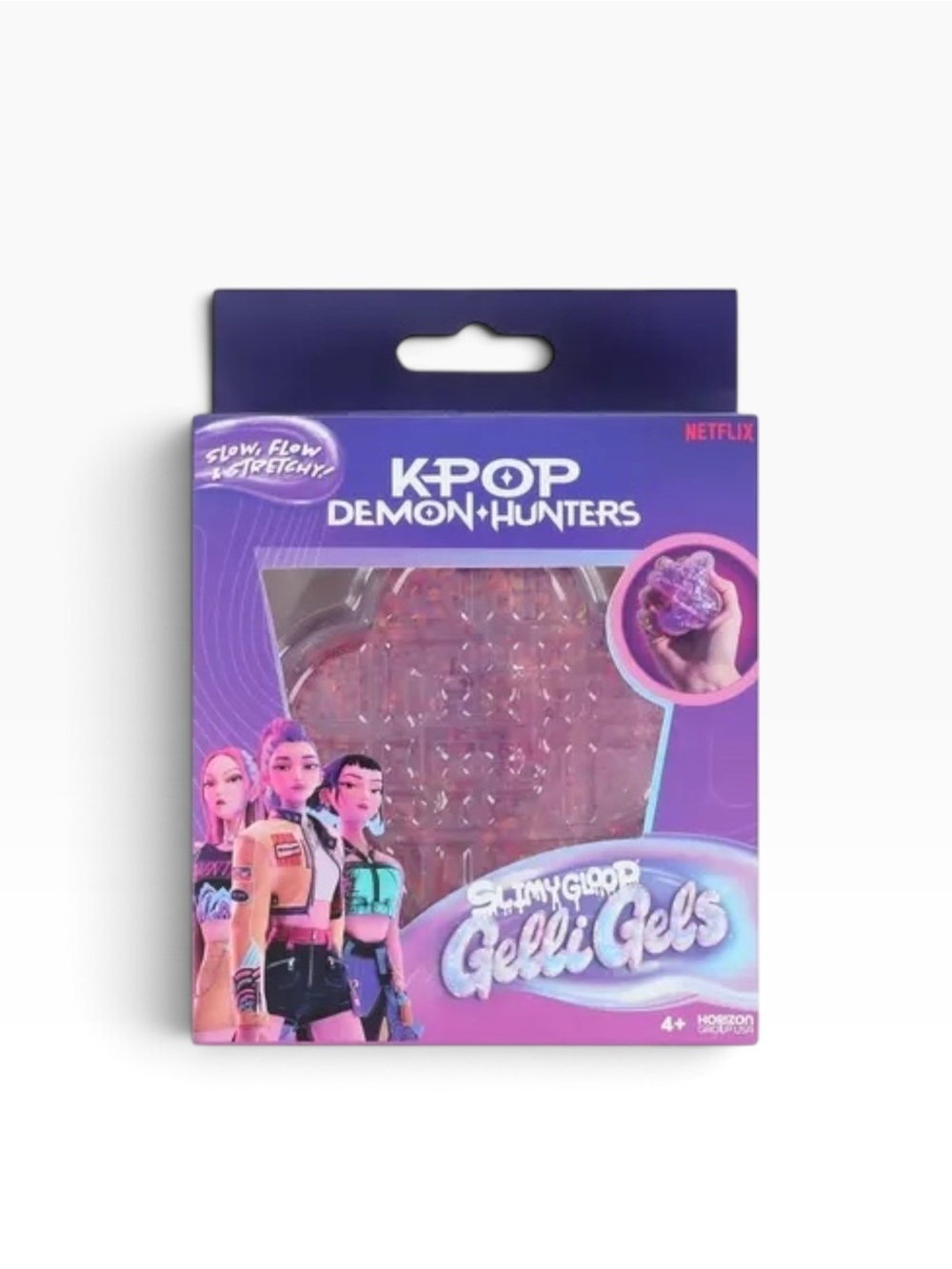 K-pop Demon Hunters SlimyGloop Gelli Gels Squeeze Toy- Huntrix